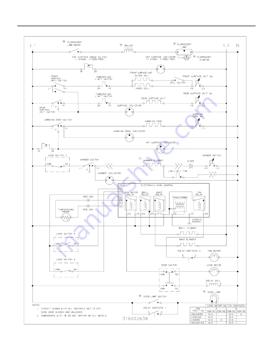 Frigidaire FEF389WJ Скачать руководство пользователя страница 10