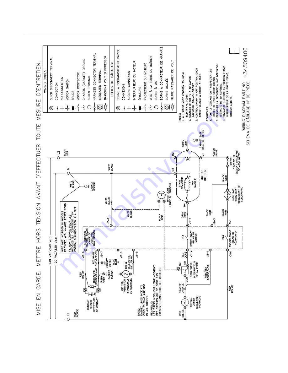 Frigidaire FEQB4000E Скачать руководство пользователя страница 10