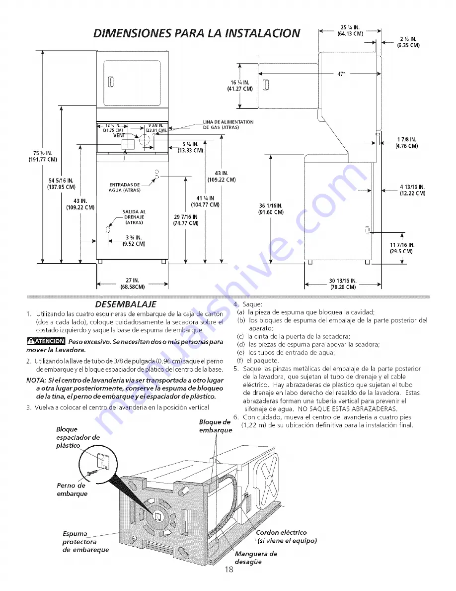 Frigidaire FEX831FS0 Скачать руководство пользователя страница 18