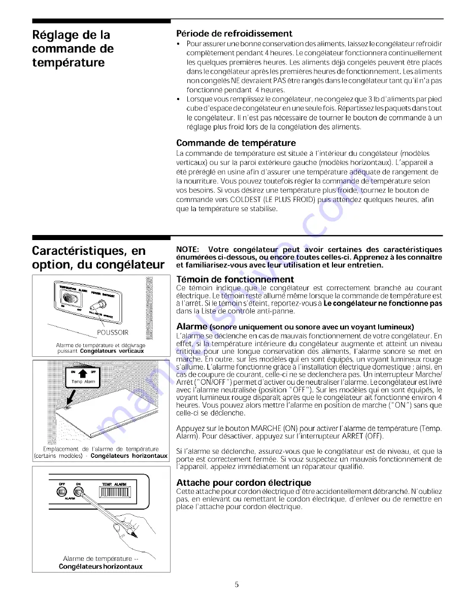 Frigidaire FFC05C4CW0 Owner'S Manual Download Page 17