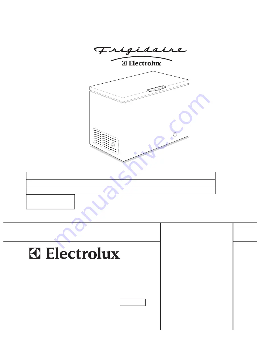 Frigidaire FFC13C4AW2 Factory Parts Catalog Download Page 1