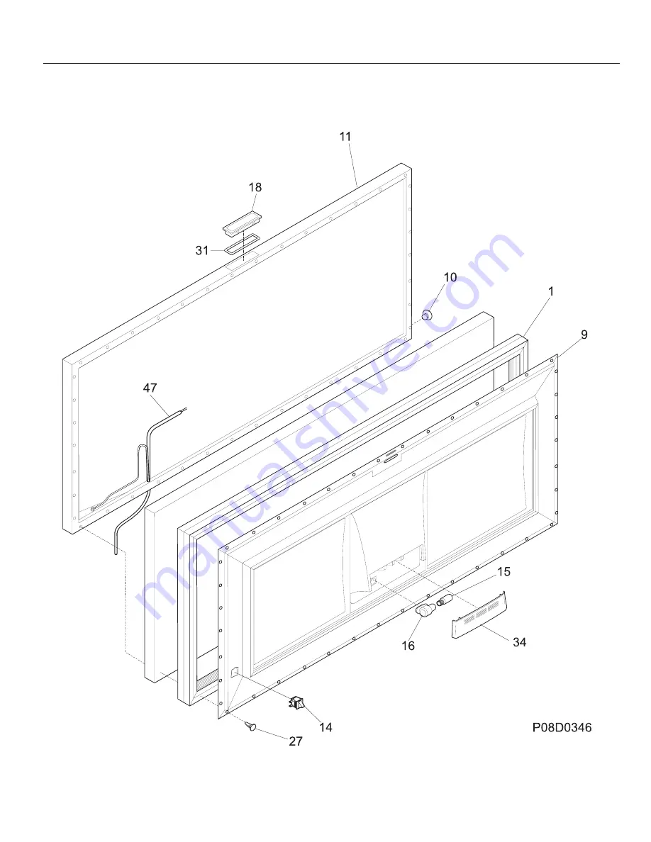 Frigidaire FFC13M2AW2 Factory Parts Catalog Download Page 2