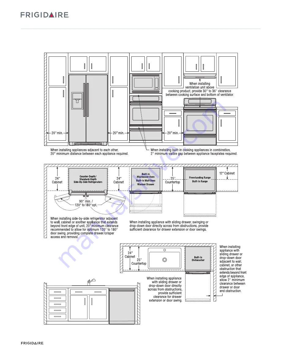 Frigidaire FFED3005LW Specifications Download Page 4