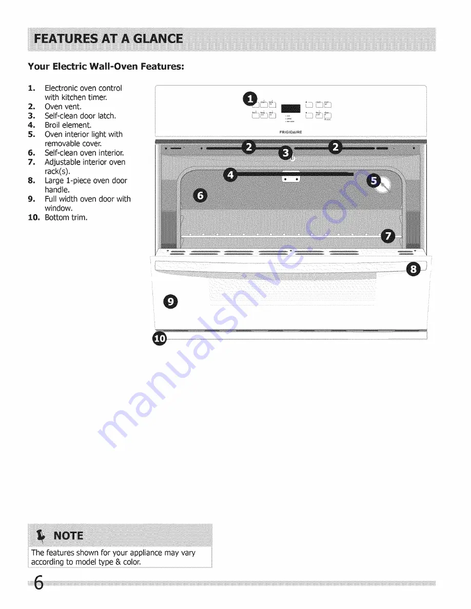 Frigidaire FFEW2725LBA Use & Care Manual Download Page 6