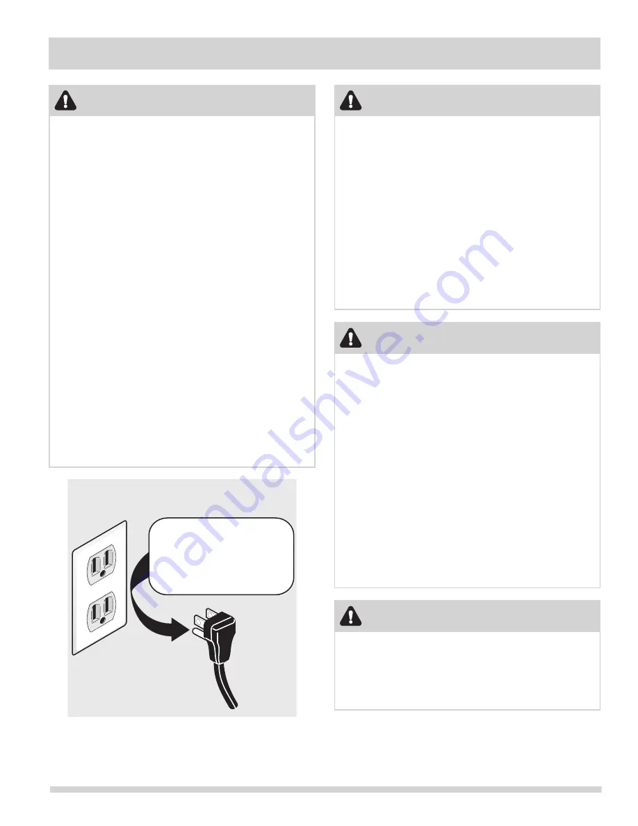 Frigidaire FFPT10F3NB Important Safety Instructions Manual Download Page 3