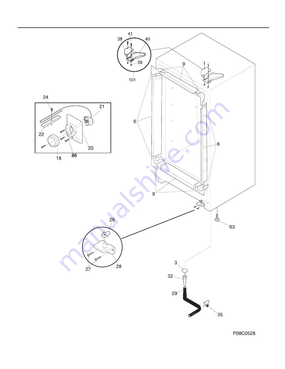 Frigidaire FFU09C2CW0 Factory Parts Catalog Download Page 4