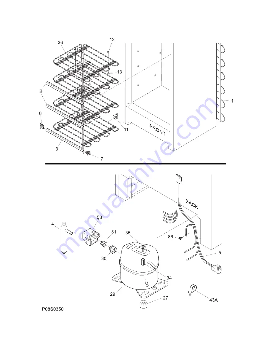 Frigidaire FFU1212DW Factory Parts Catalog Download Page 6