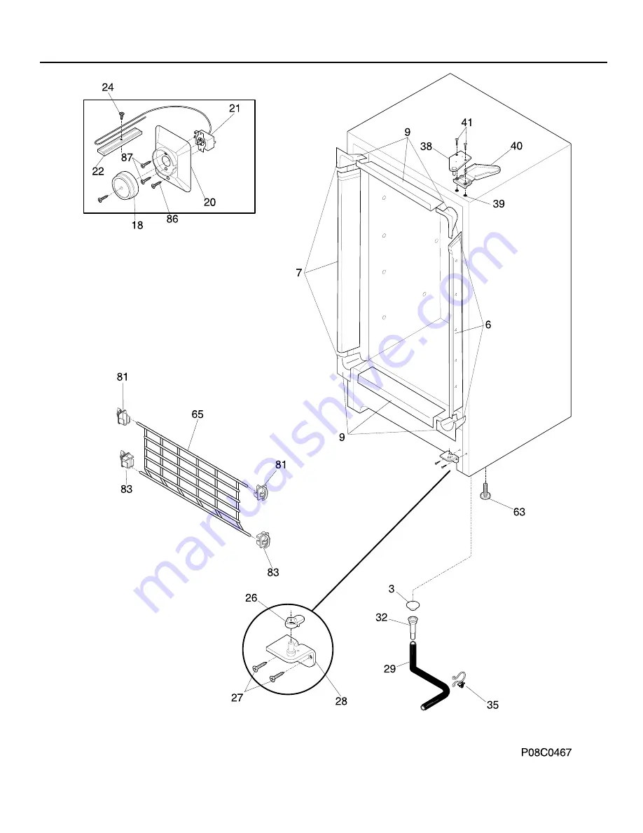 Frigidaire FFU12C2AW Factory Parts Catalog Download Page 4