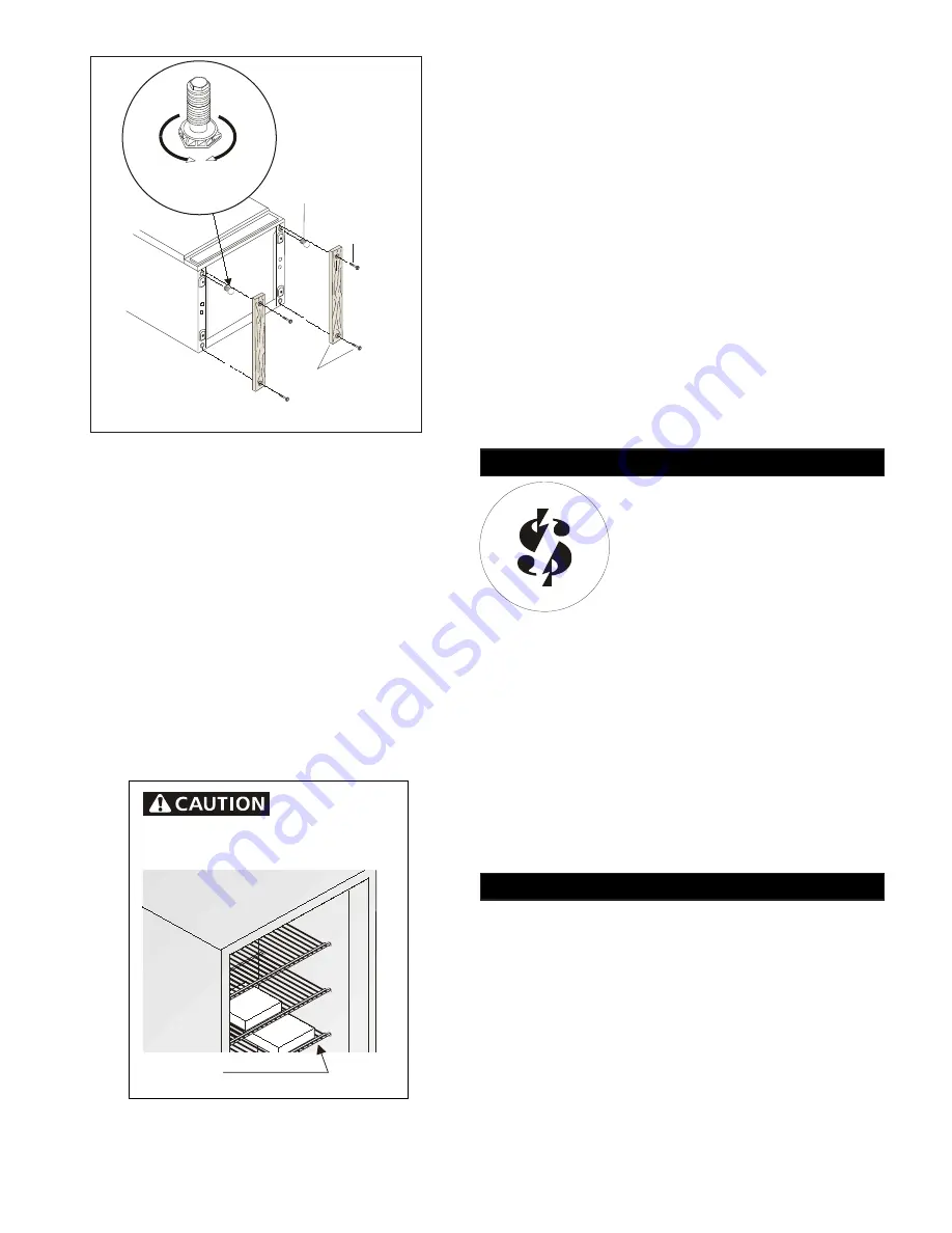 Frigidaire FFU17F5HB - 16.7 Cu. Ft. Upright Freezer Use And Care Manual Download Page 4