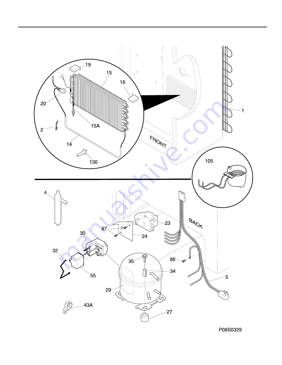 Frigidaire FFU20FC6CW0 Factory Parts Catalog Download Page 6