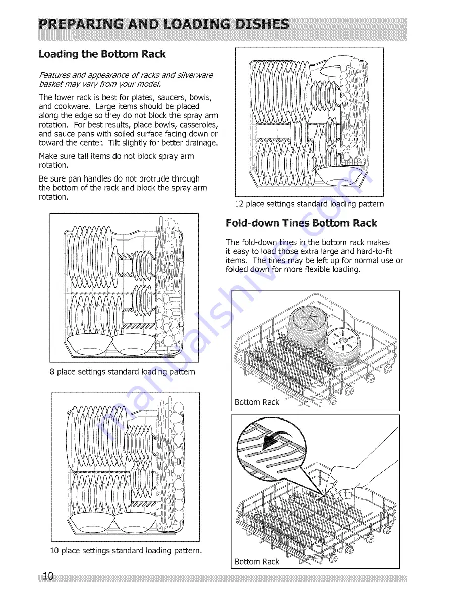 Frigidaire FGCD2456QB0A Use & Care Manual Download Page 10