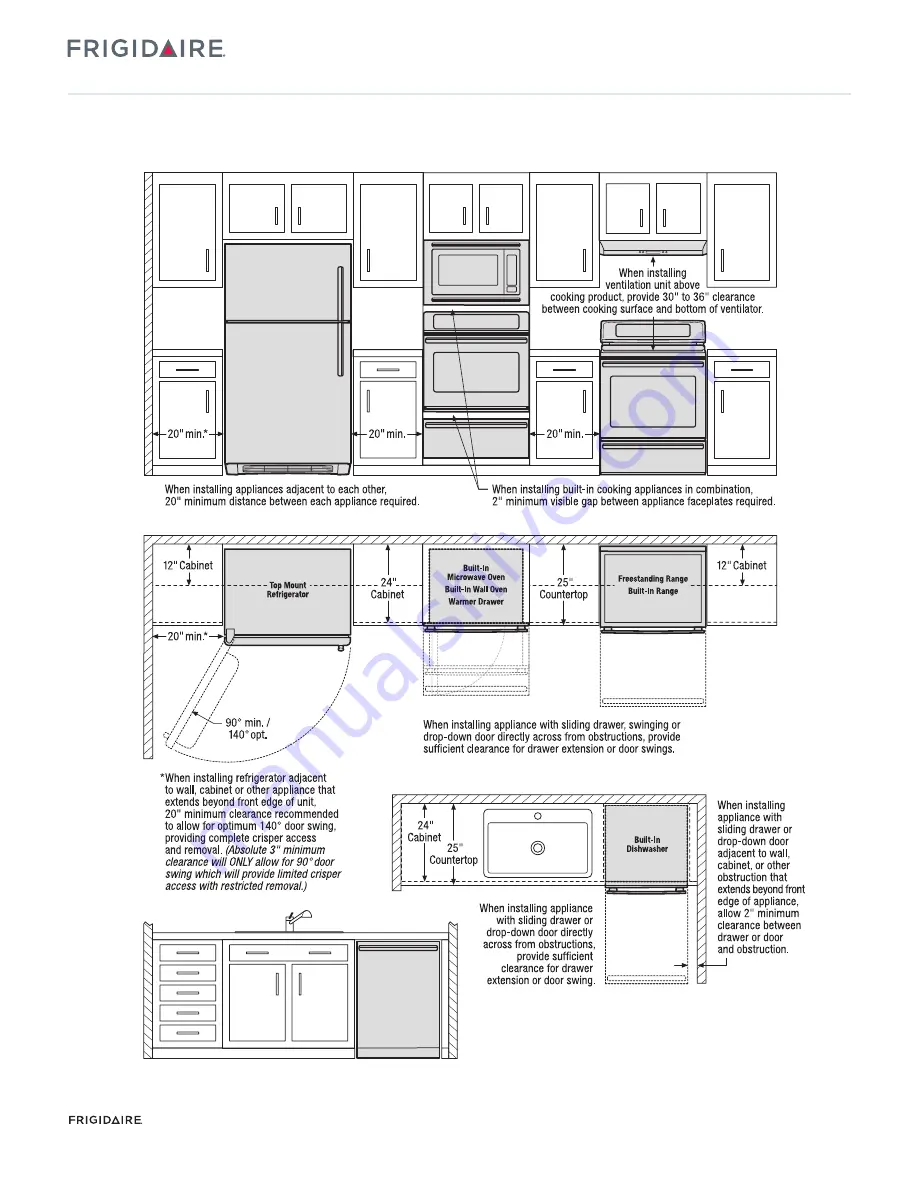 Frigidaire FGDS3075KB Product Specifications Download Page 5