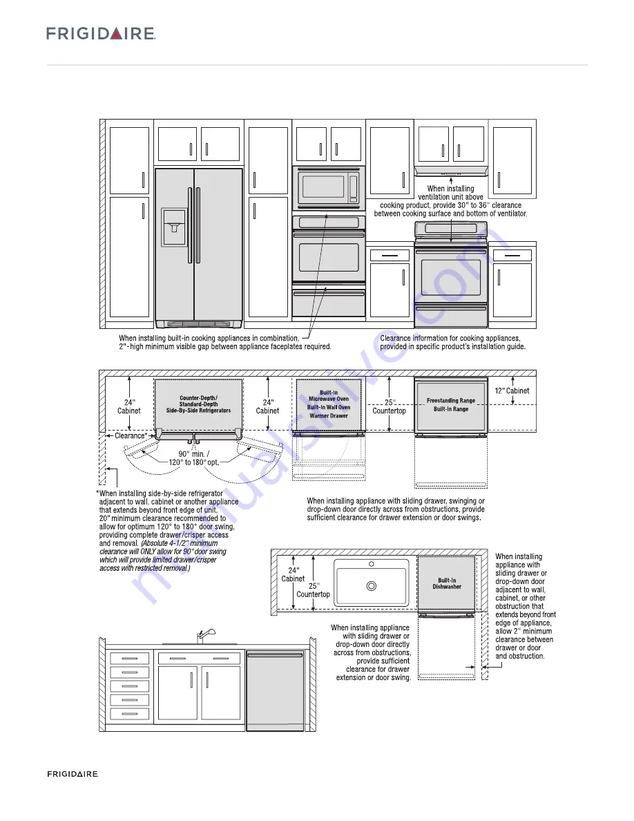 Frigidaire FGEF302TN F Installation Manuallines Download Page 4