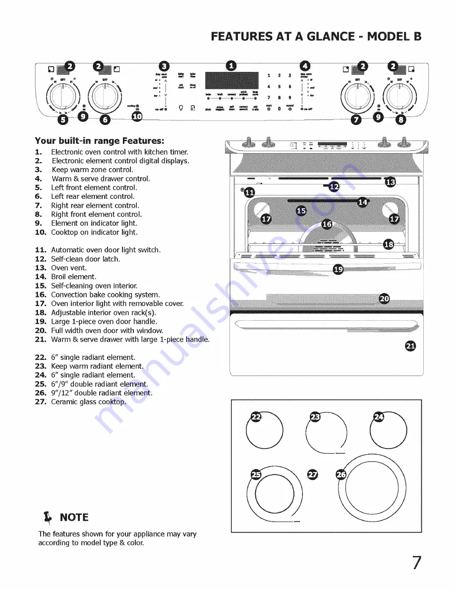 Frigidaire FGES3045KBE Скачать руководство пользователя страница 7