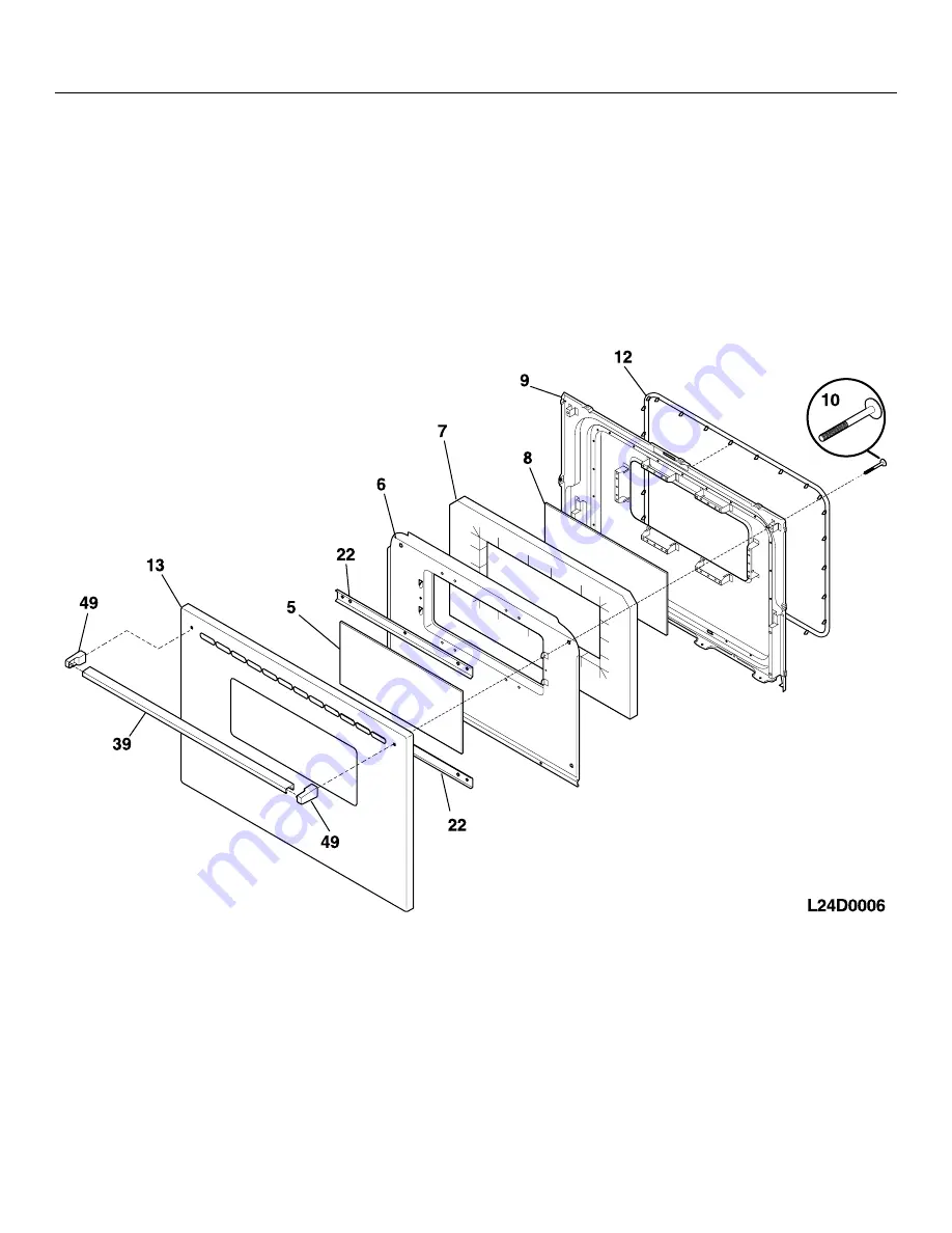 Frigidaire FGF316A Factory Parts Catalog Download Page 10