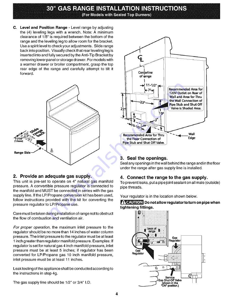 Frigidaire FGF326ASE Скачать руководство пользователя страница 4