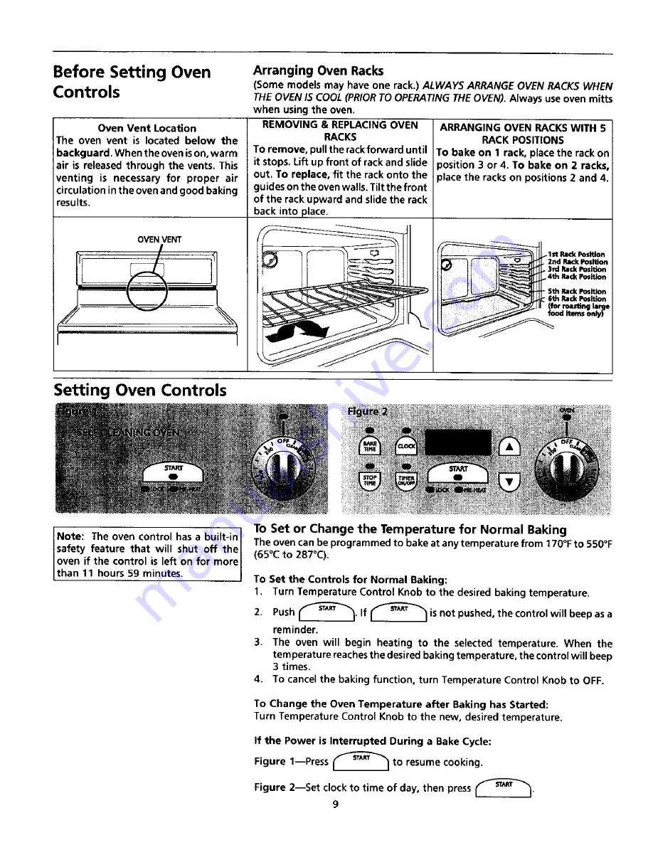 Frigidaire FGF351SGWC Owner'S Manual Download Page 9