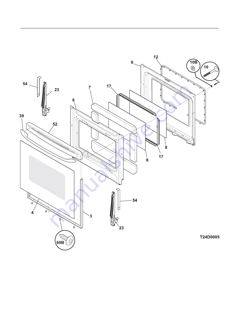 Frigidaire FGF366D Factory Parts Catalog Download Page 10