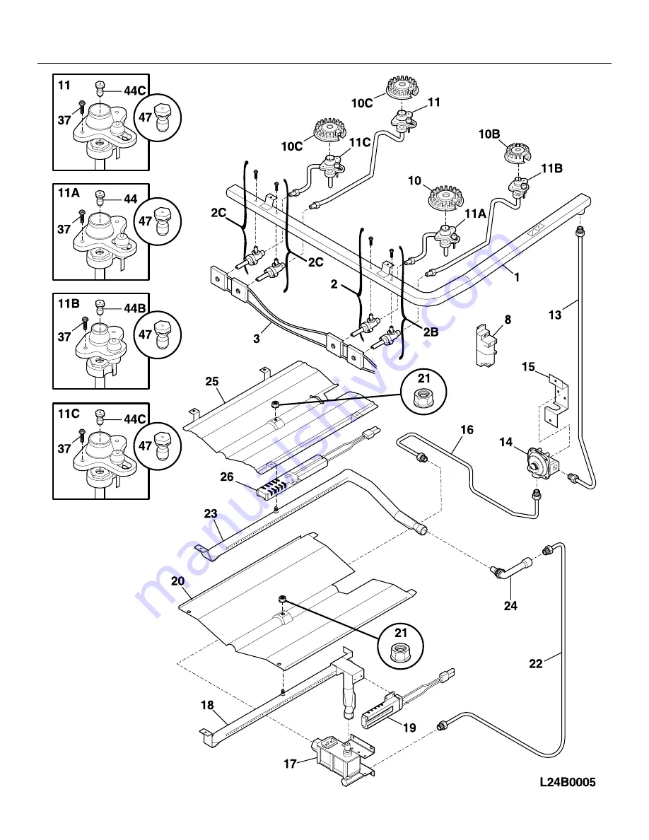 Frigidaire FGF378A Скачать руководство пользователя страница 4