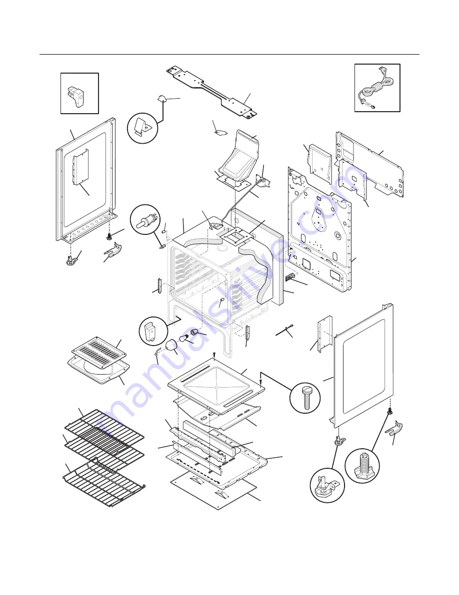 Frigidaire FGGF3041K Parts Catalog Download Page 6