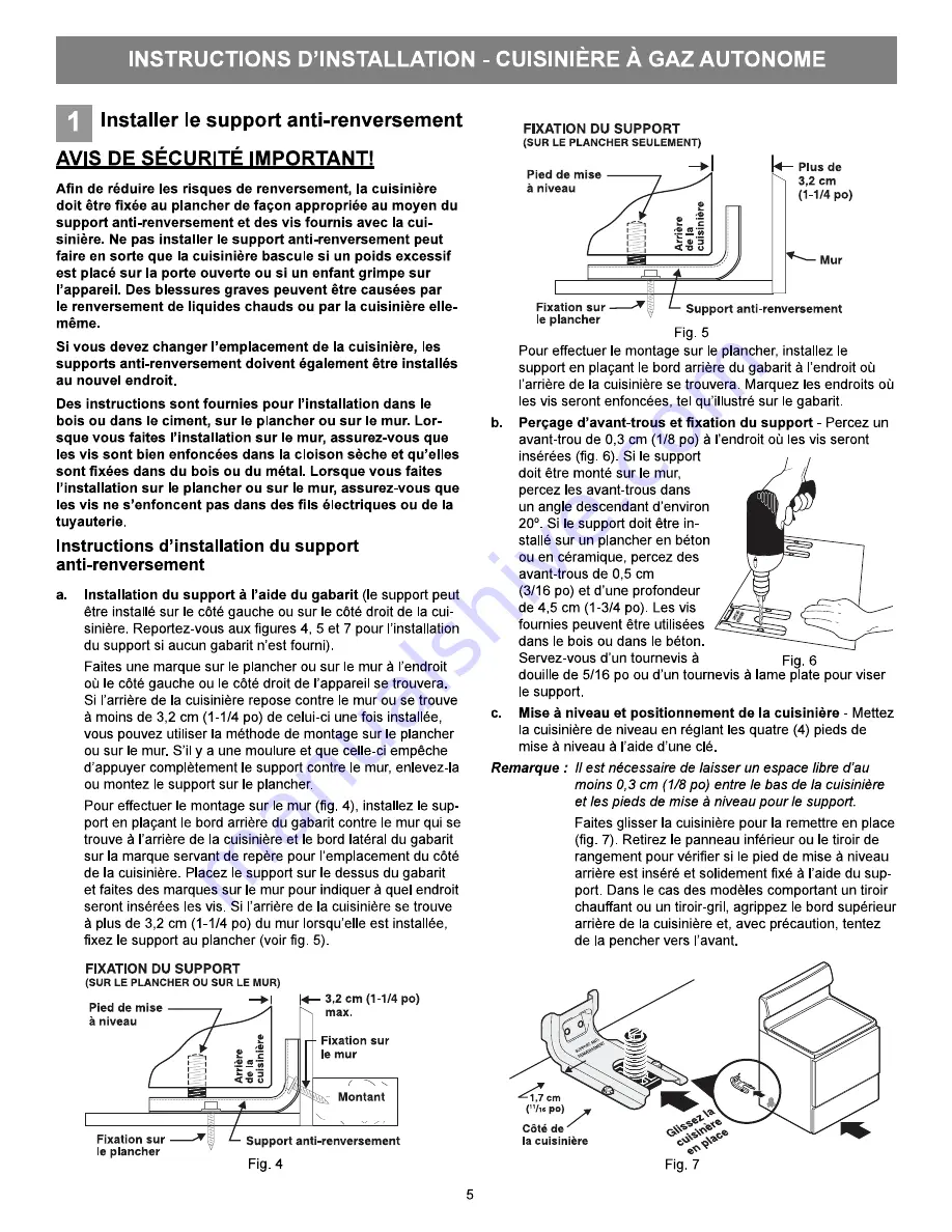 Frigidaire FGGF3058RW Installation Instructions Manual Download Page 27