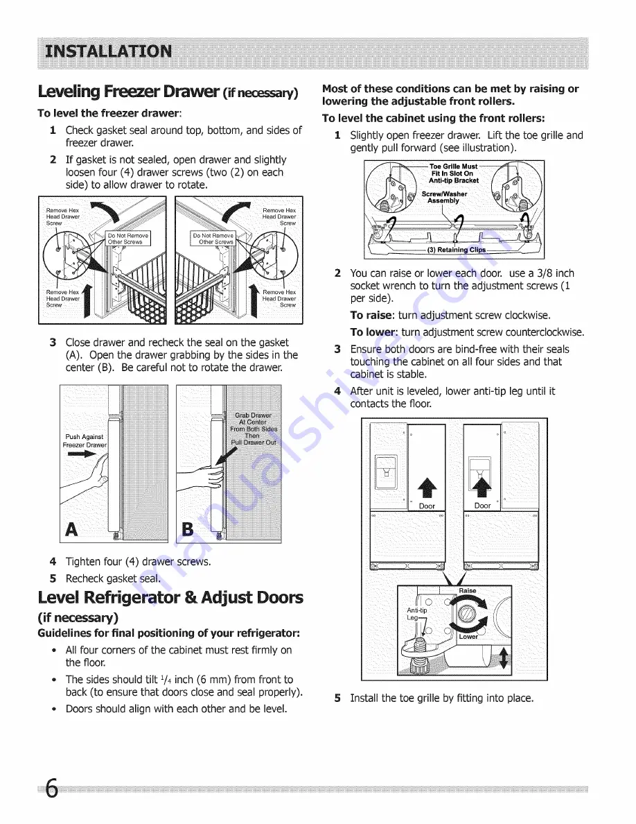 Frigidaire FGHB2846LF5 Use & Care Manual Download Page 6