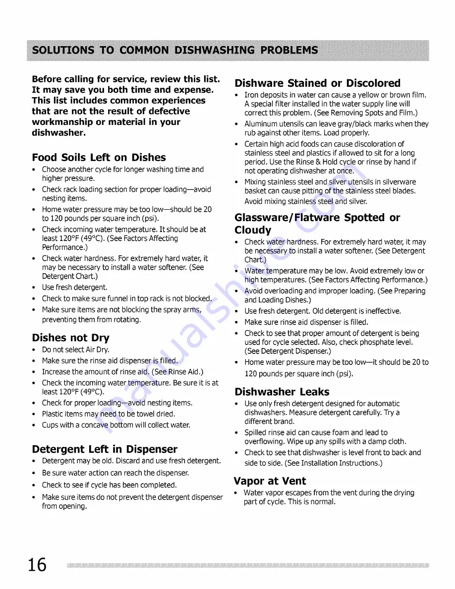 Frigidaire FGHD2465NB0A Use & Care Manual Download Page 35