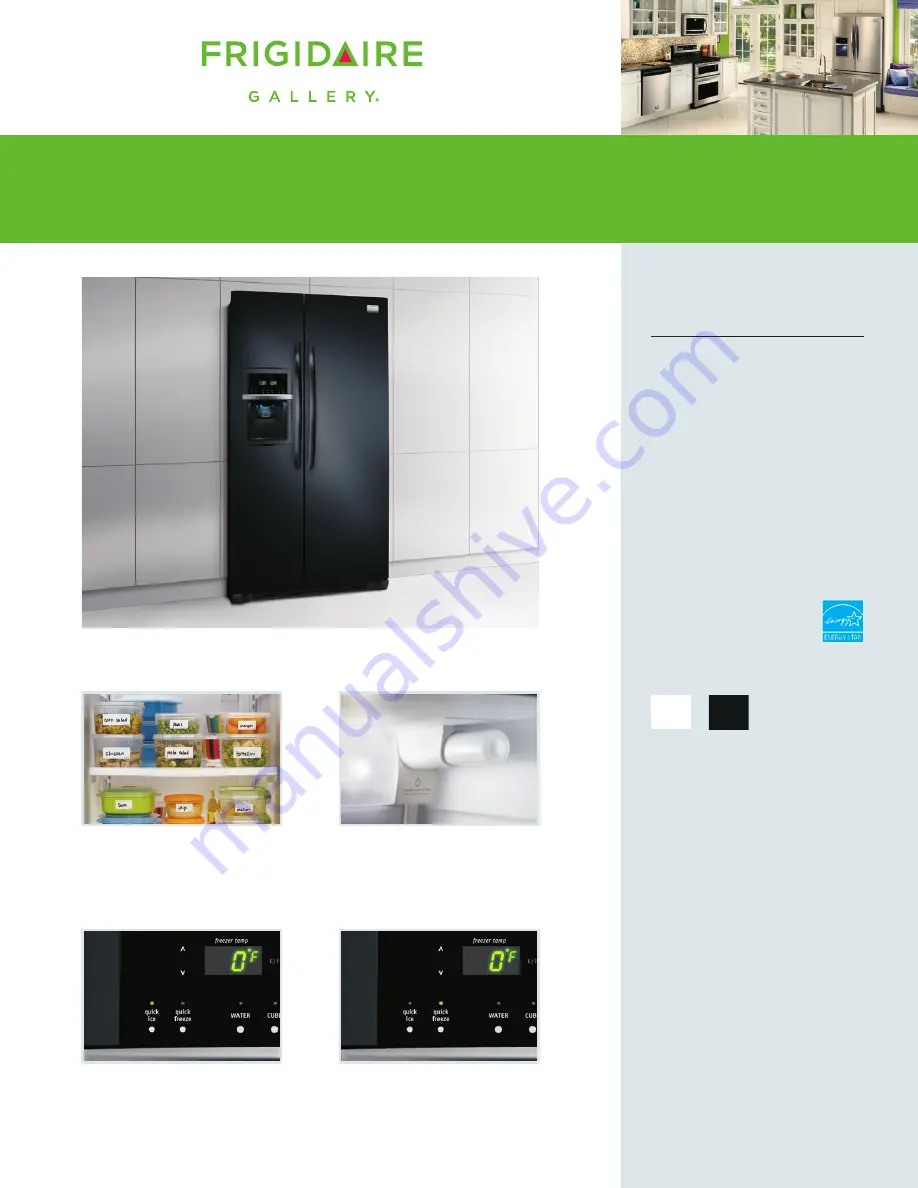 Frigidaire FGHS2368LE Скачать руководство пользователя страница 1