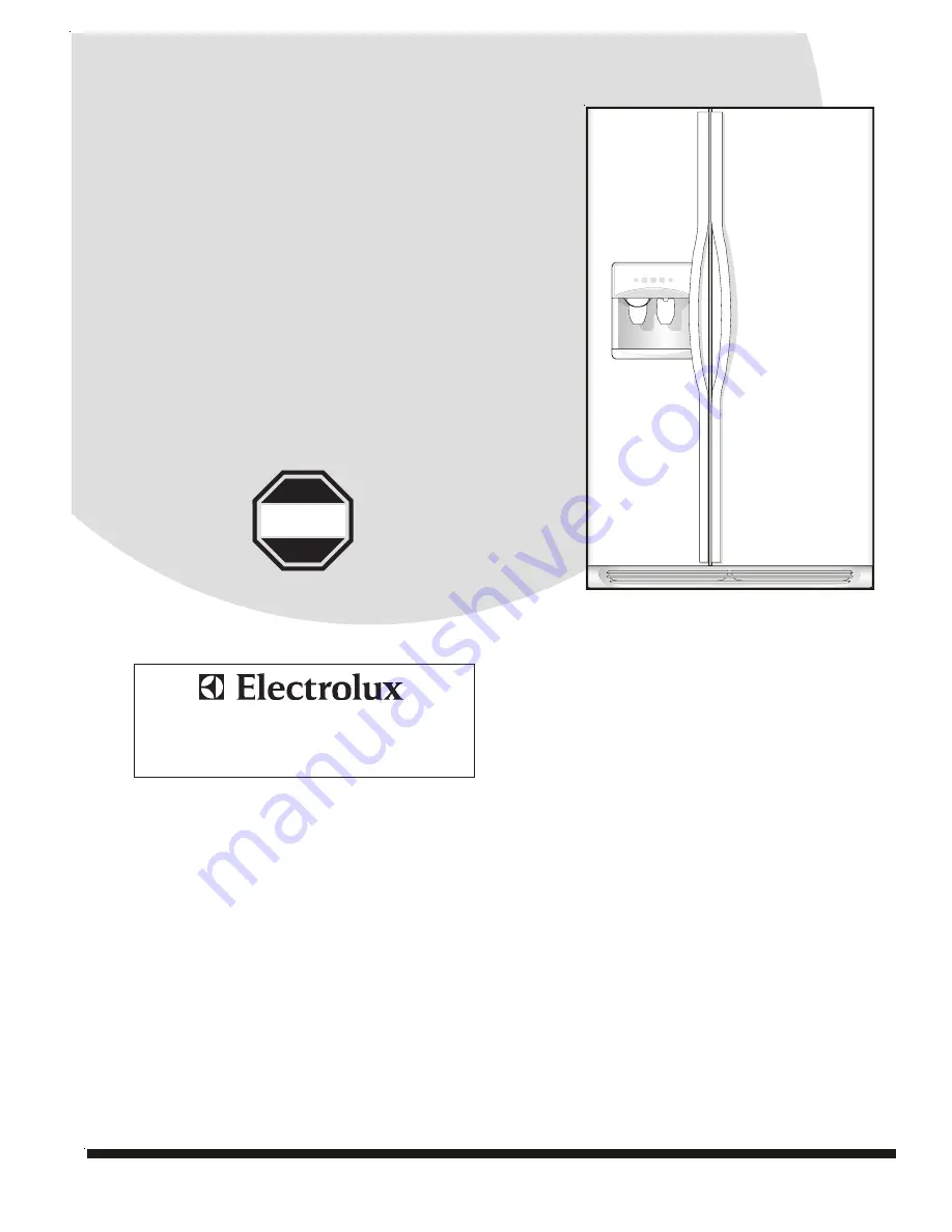 Frigidaire FGTC2349KS - Gallery 22.6 Cu. Ft. Refrigerator Скачать руководство пользователя страница 1