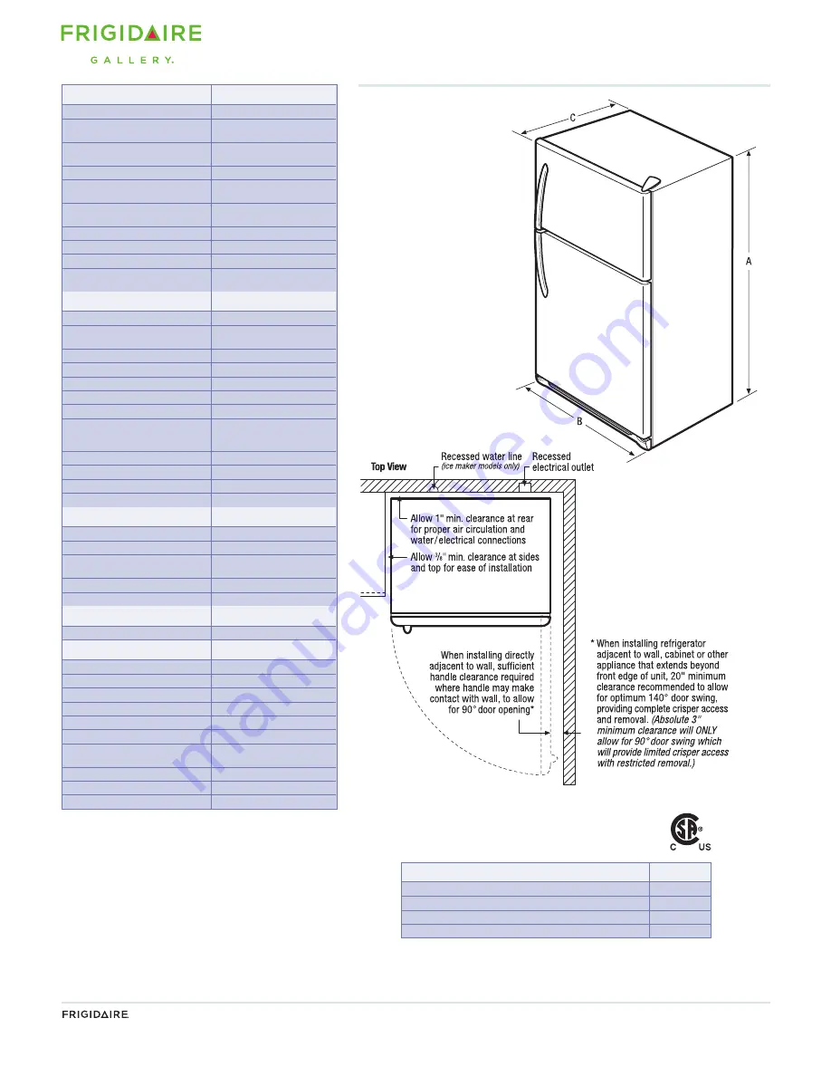 Frigidaire FGUI2149LE Скачать руководство пользователя страница 2