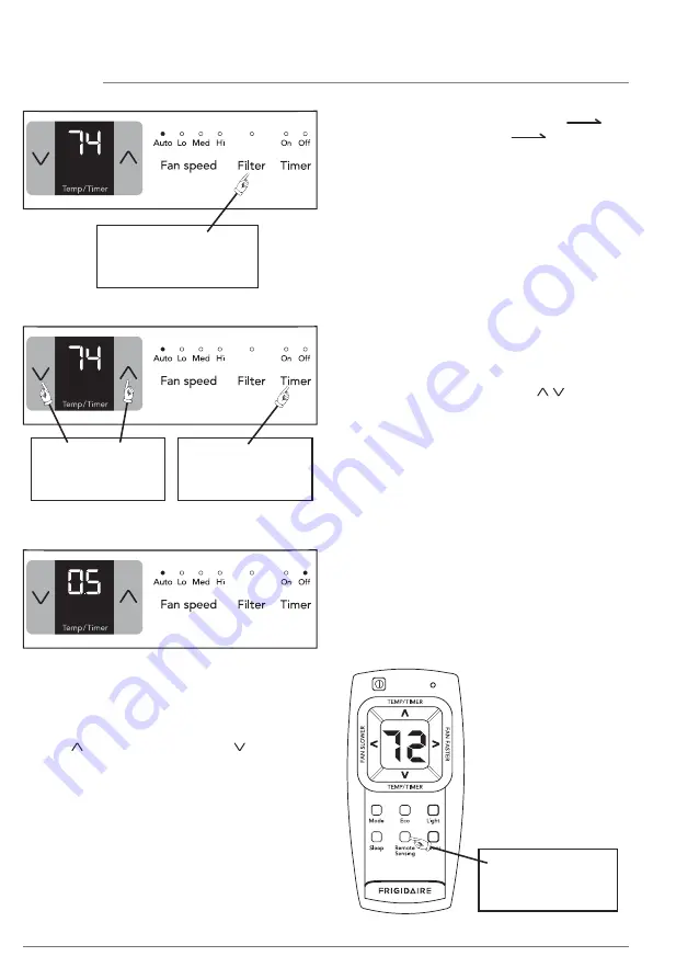 Frigidaire FHWC282WB2 Скачать руководство пользователя страница 12