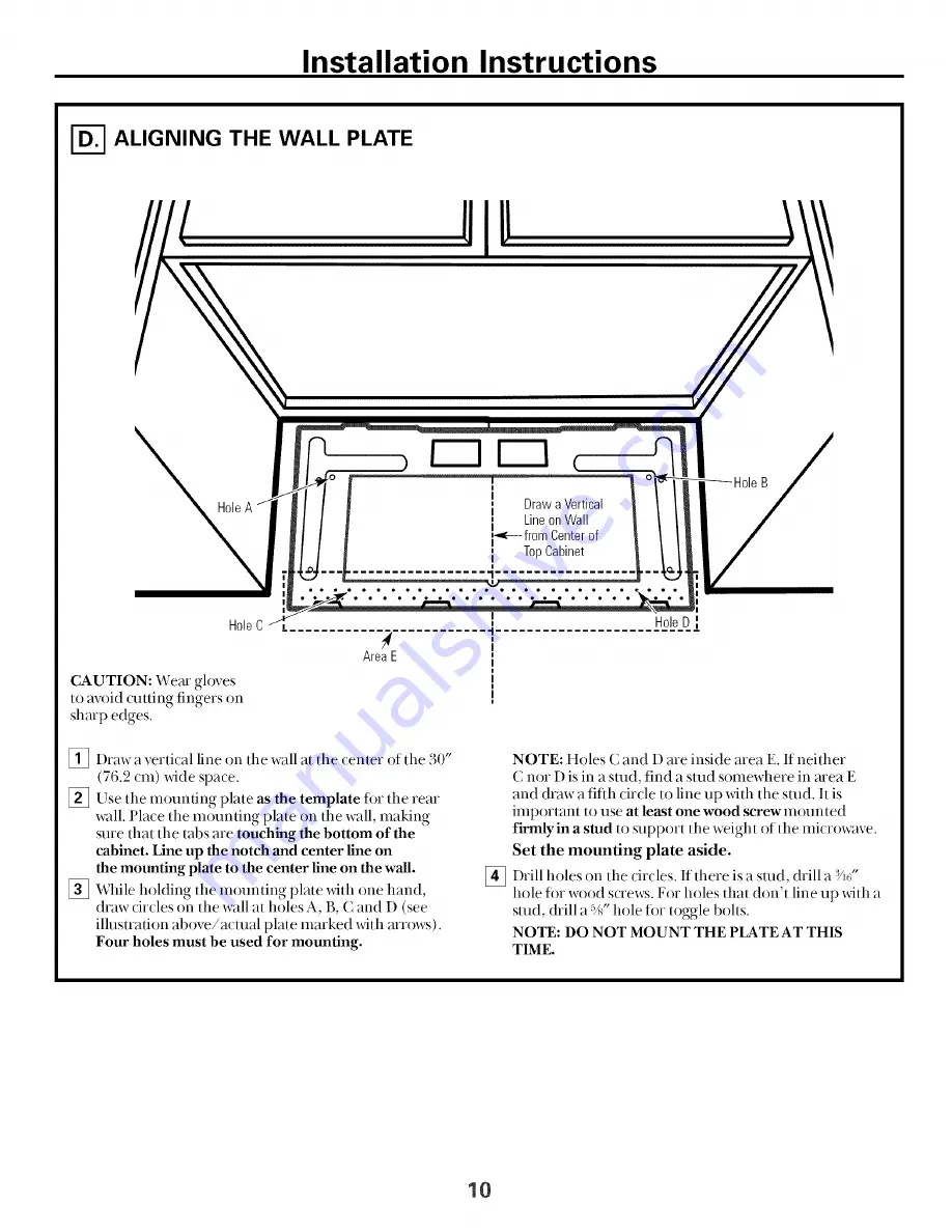 Frigidaire FMV145KB2 Installation Instructions Manual Download Page 10