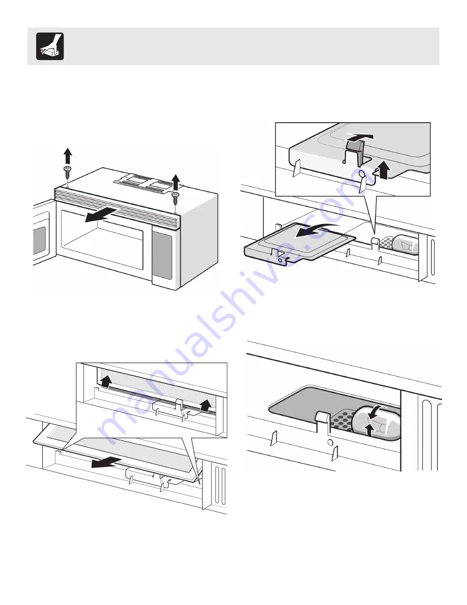 Frigidaire FMV152KB - 1.5 Cu Ft Microwave (Spanish) Manual De Uso Y Cuidado Download Page 20