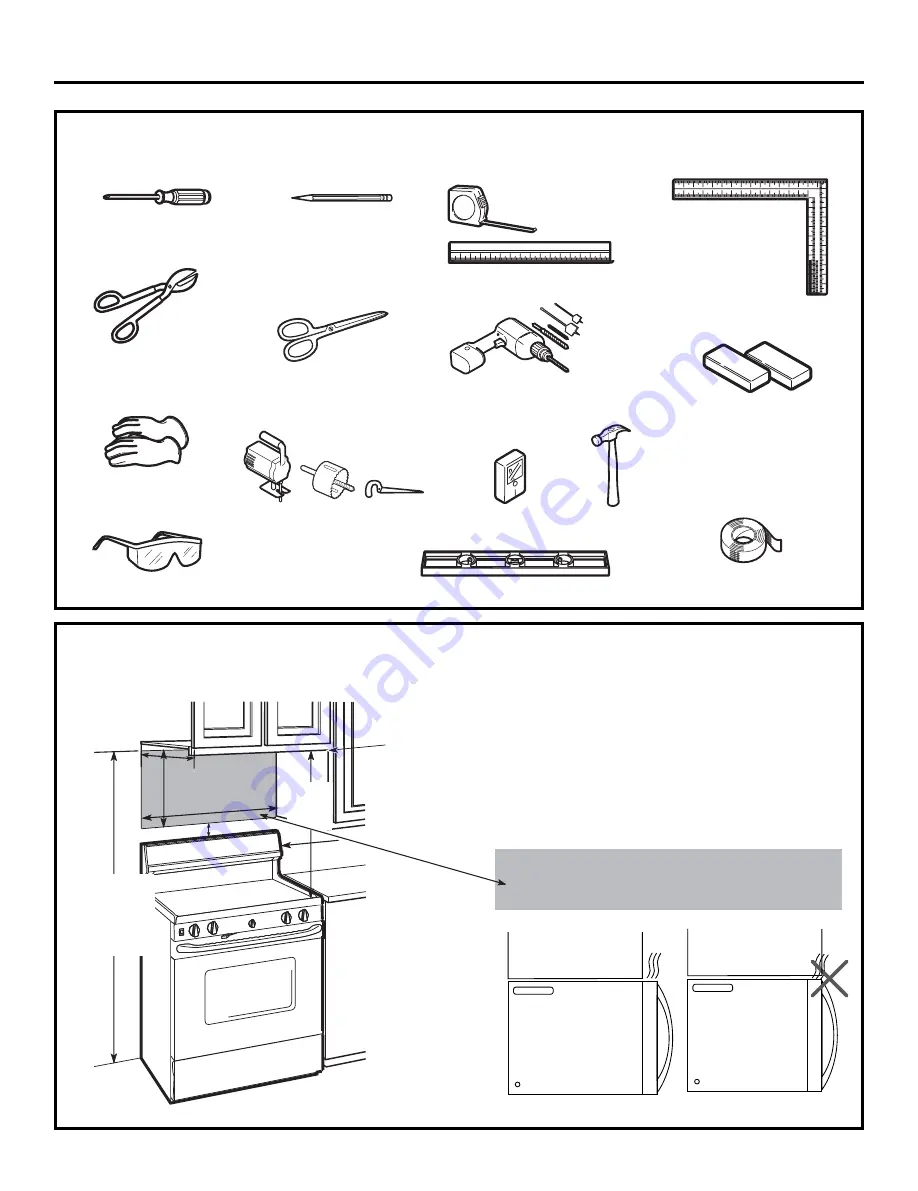 Frigidaire FPBM307NTF Installation Instructions Manual Download Page 5