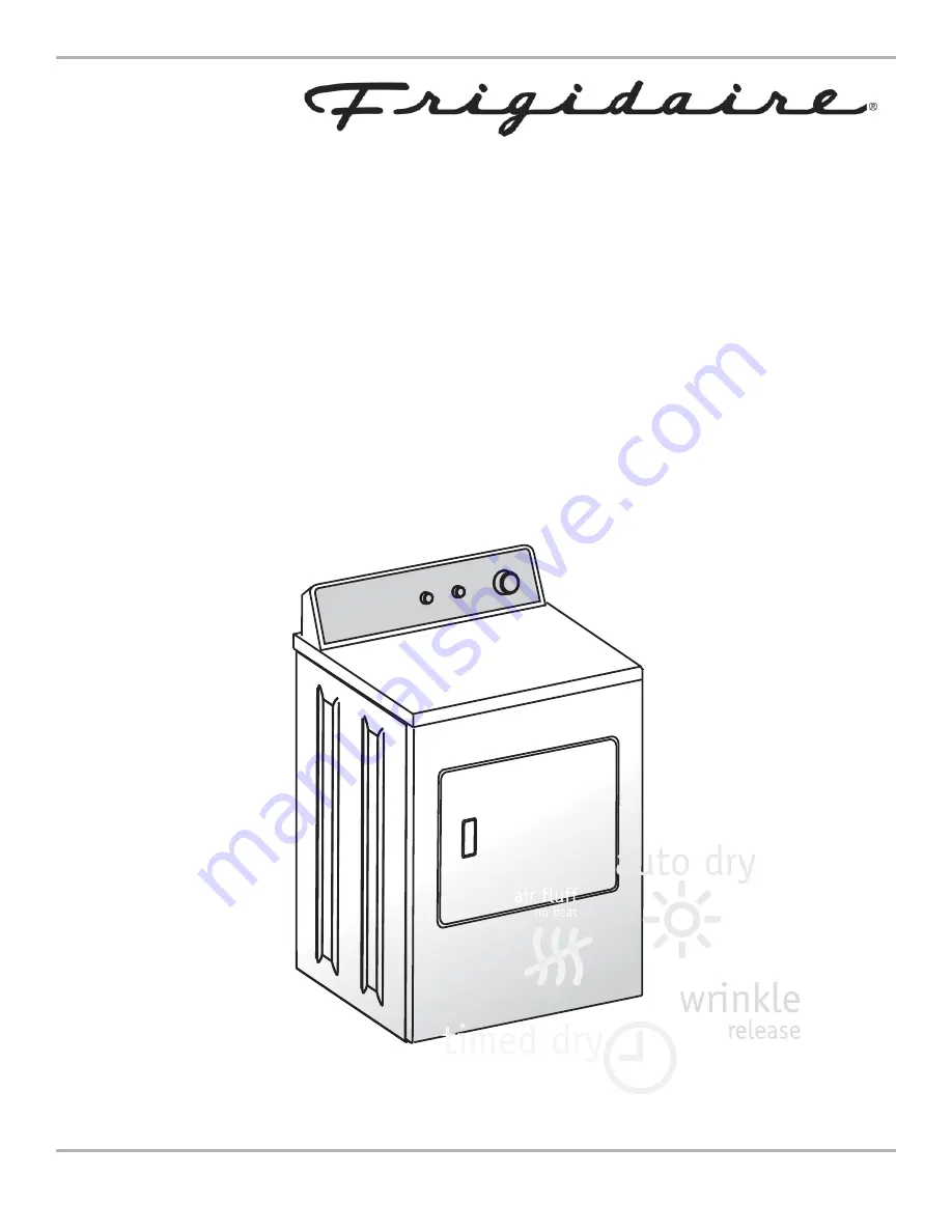 Frigidaire FRE5711KW Скачать руководство пользователя страница 1