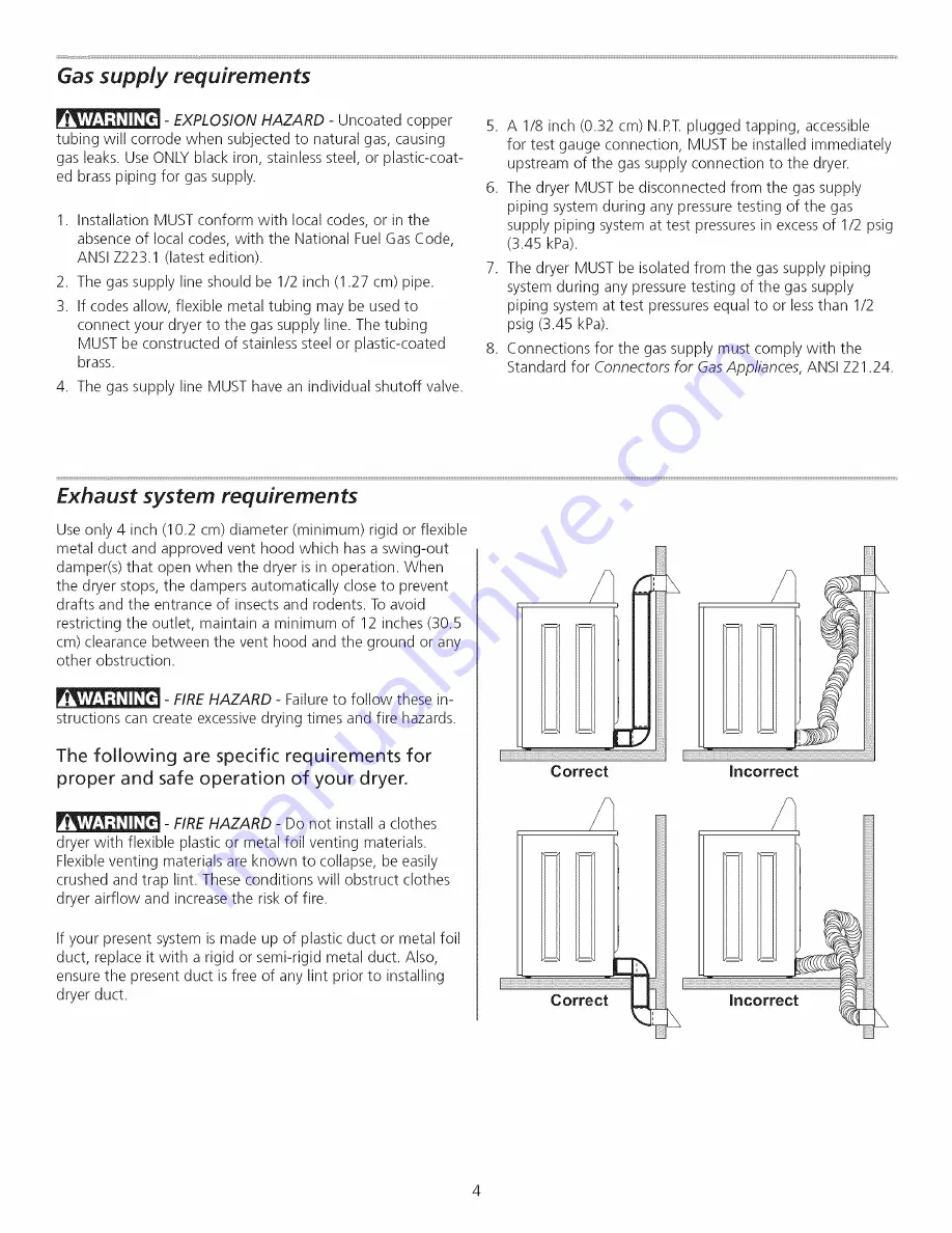 Frigidaire FRE5711KW0 Installation Instructions Manual Download Page 4