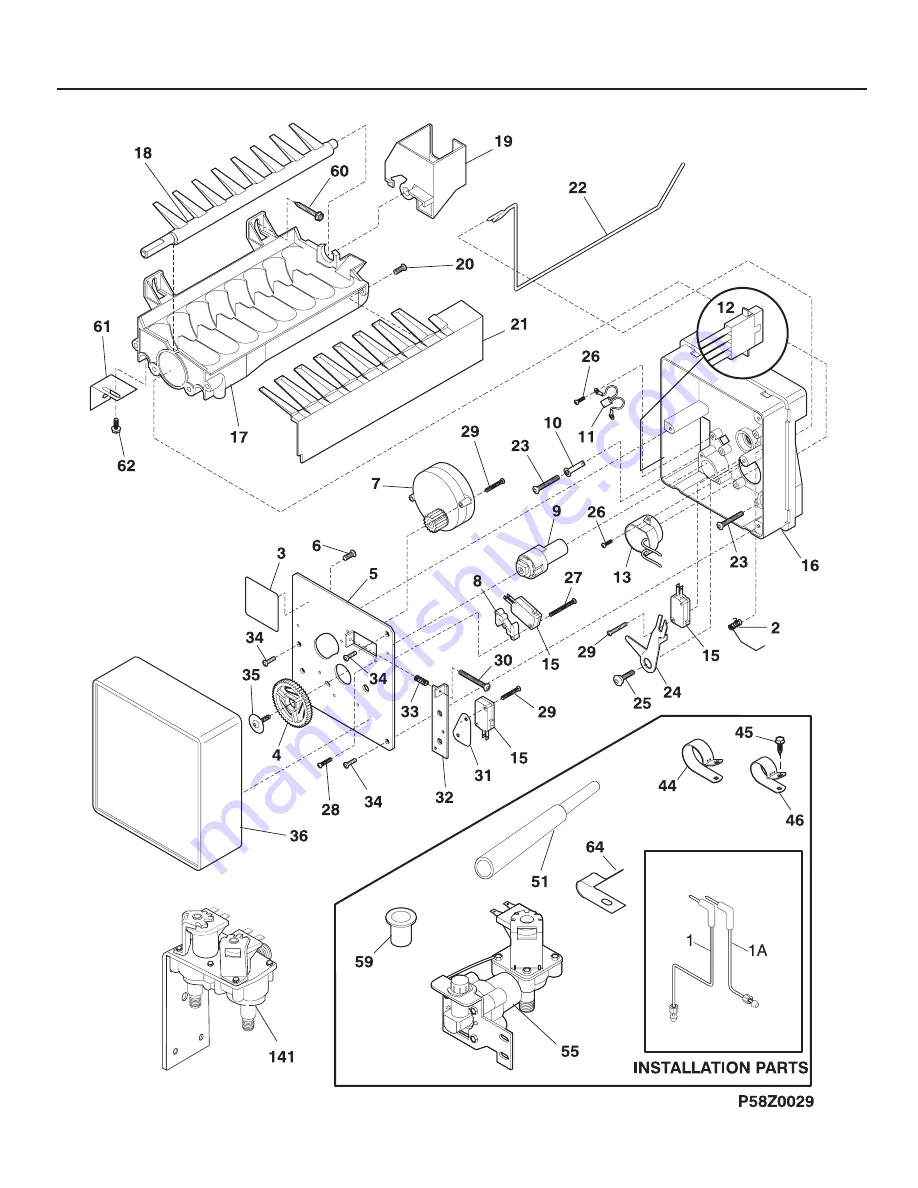 Frigidaire FRS22ZGH Factory Parts Catalog Download Page 18