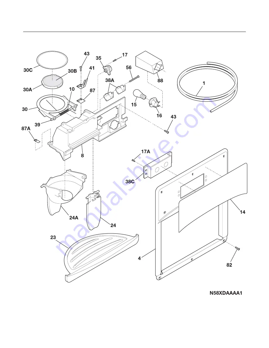 Frigidaire FRS23HR5H Factory Parts Catalog Download Page 14