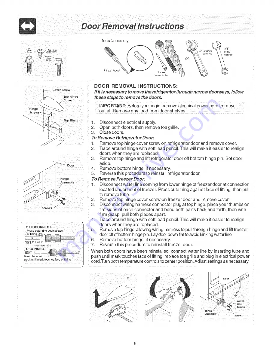 Frigidaire FRS23KF5DB0 Use & Care Manual Download Page 6