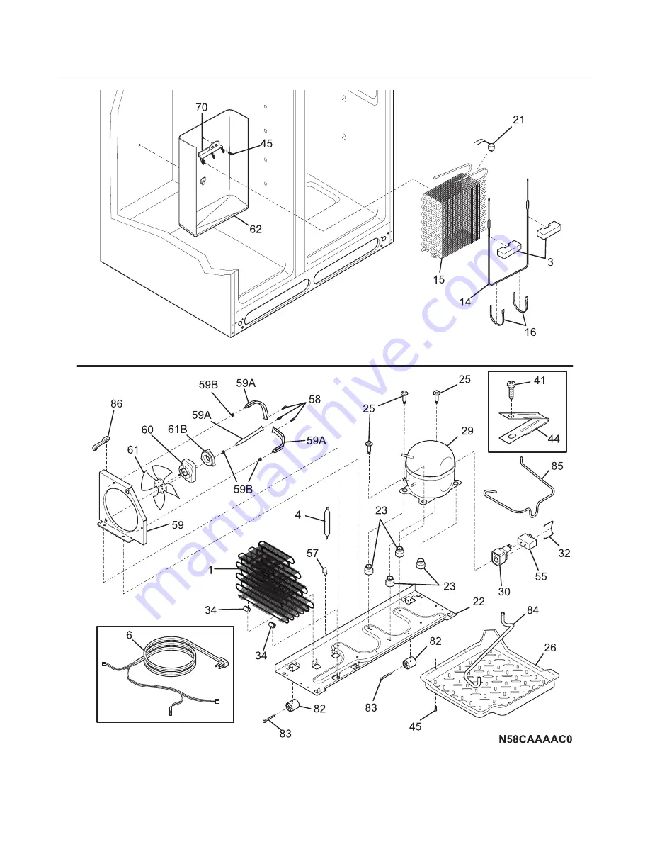 Frigidaire FRS23KF6C Factory Parts Catalog Download Page 12