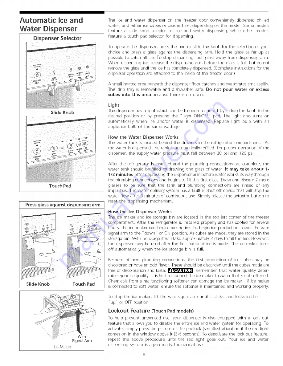 Frigidaire FRS23ZTJB0 Скачать руководство пользователя страница 8