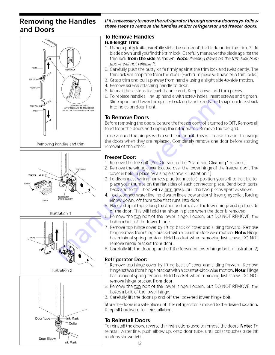 Frigidaire FRS24WSGD0 Use & Care Manual Download Page 12