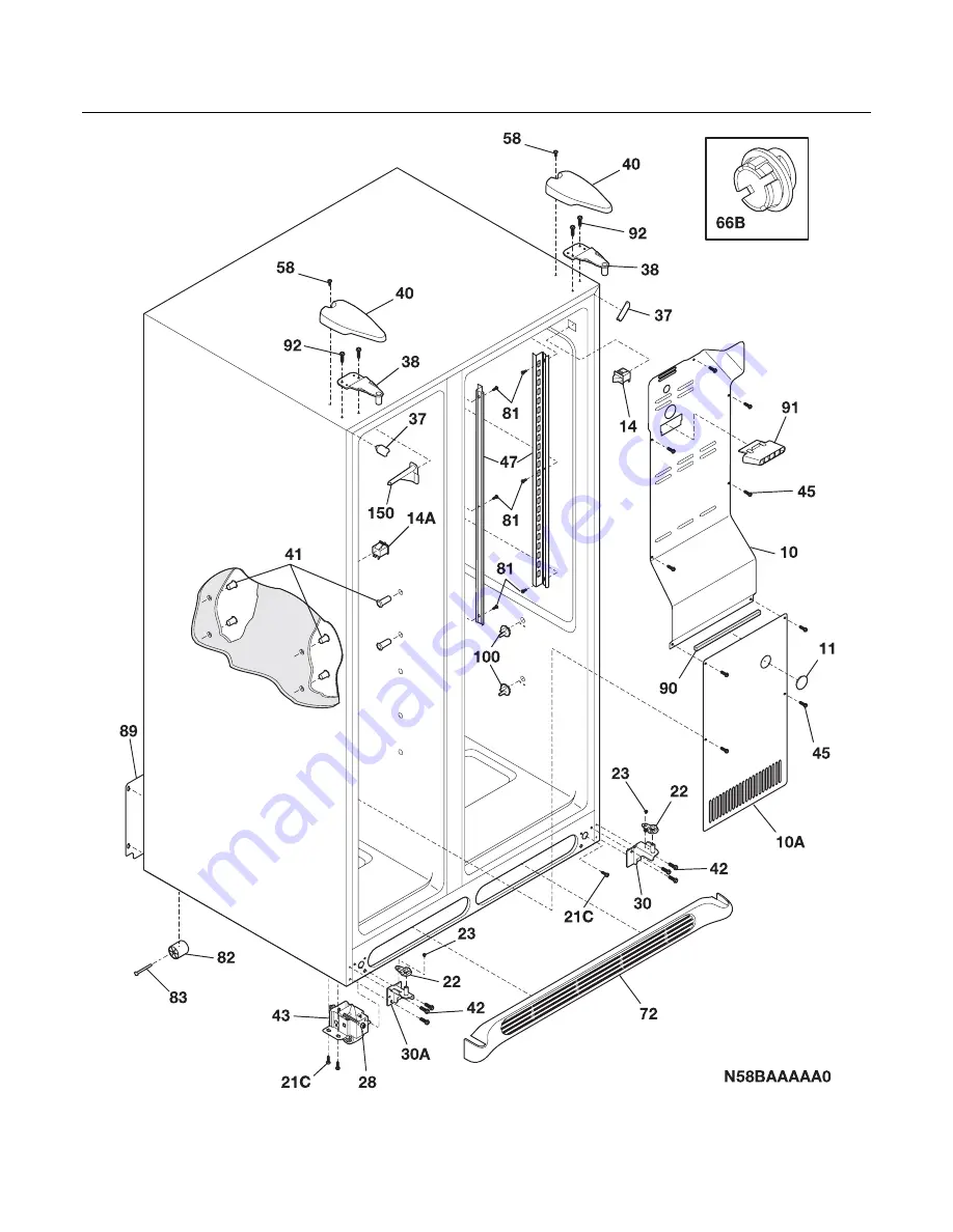 Frigidaire FRS266ZDS Factory Parts Catalog Download Page 6