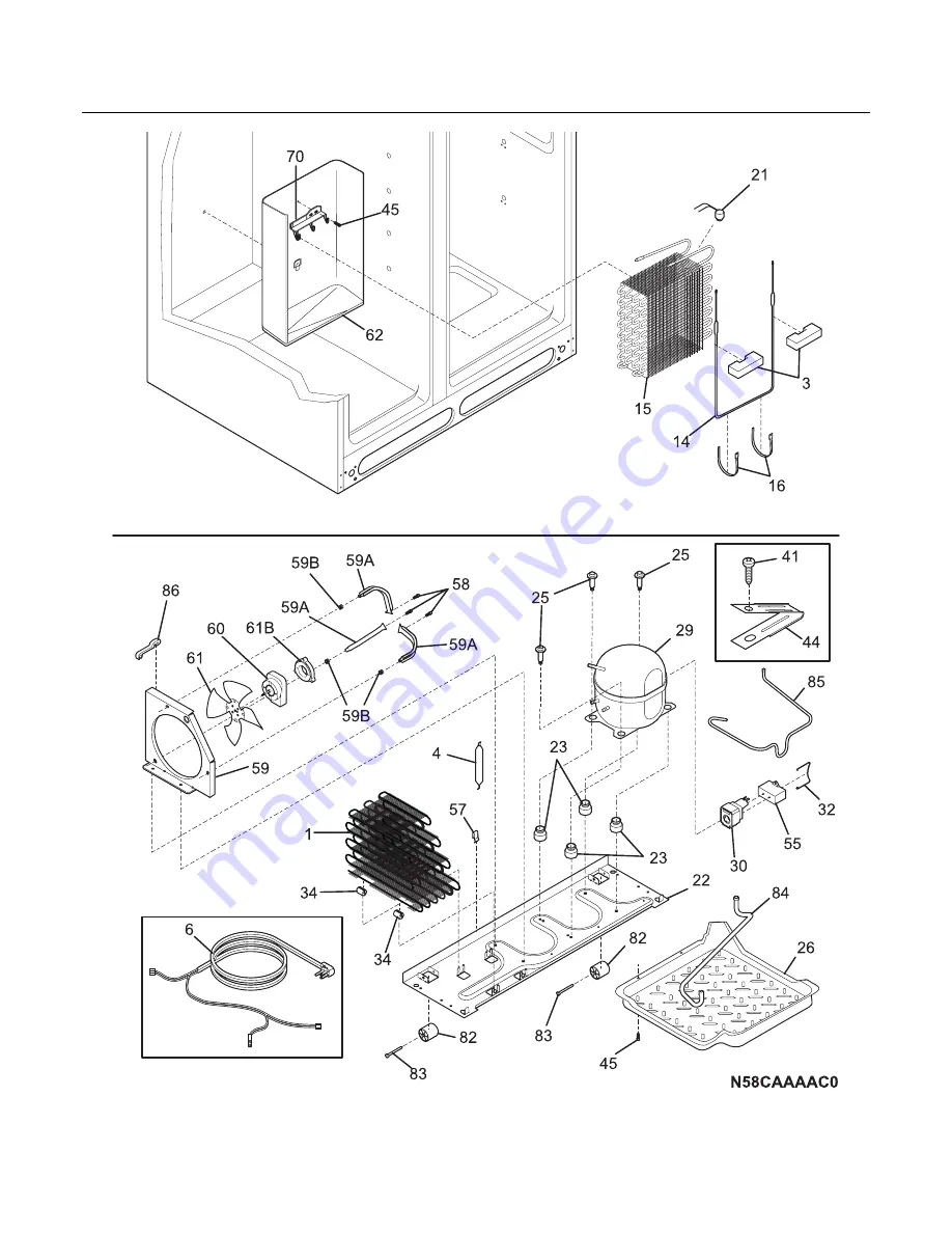 Frigidaire FRS26H5D Parts Catalog Download Page 12