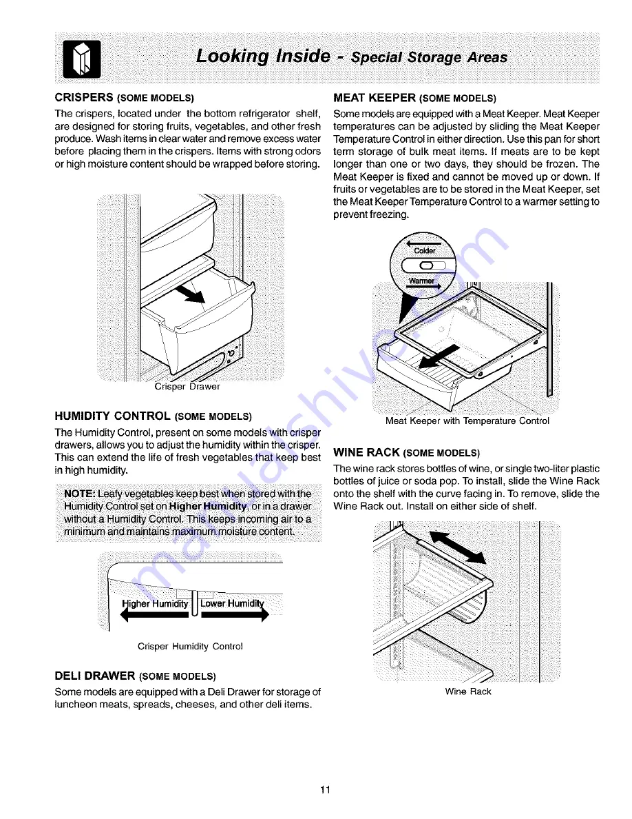 Frigidaire FRS26HR4AB0 Use & Care Manual Download Page 11