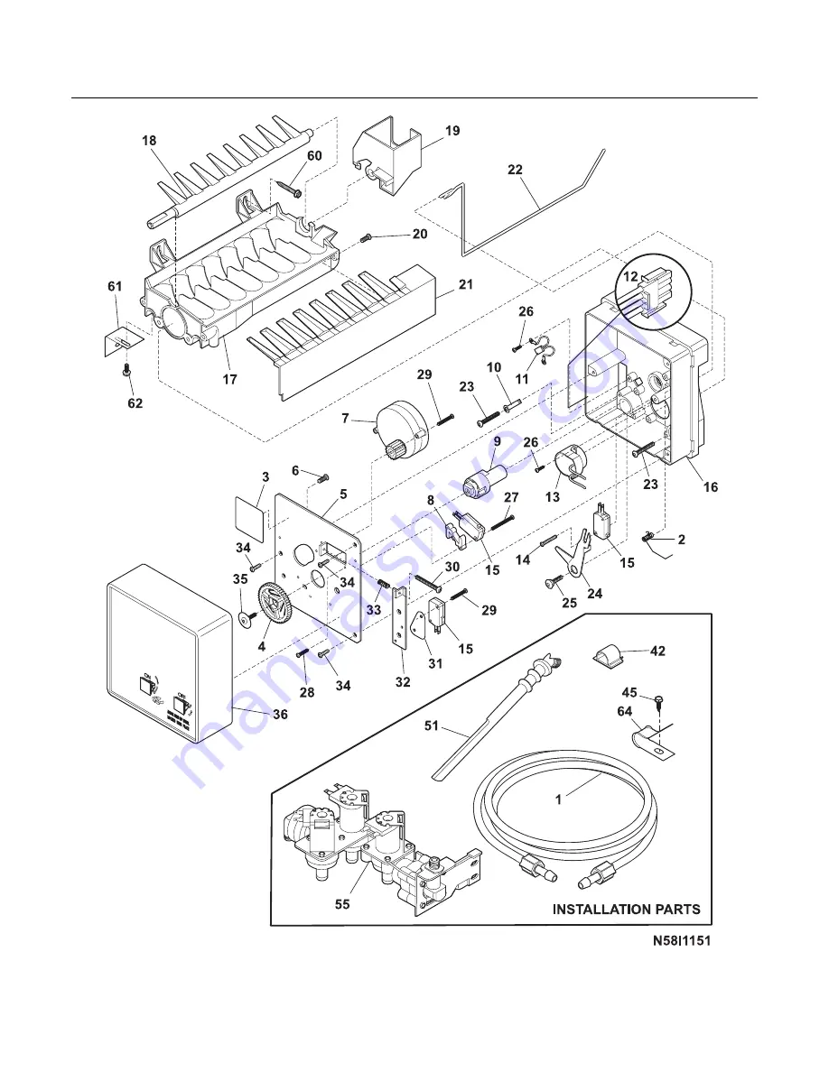 Frigidaire FRS26KF6E Factory Parts Catalog Download Page 20