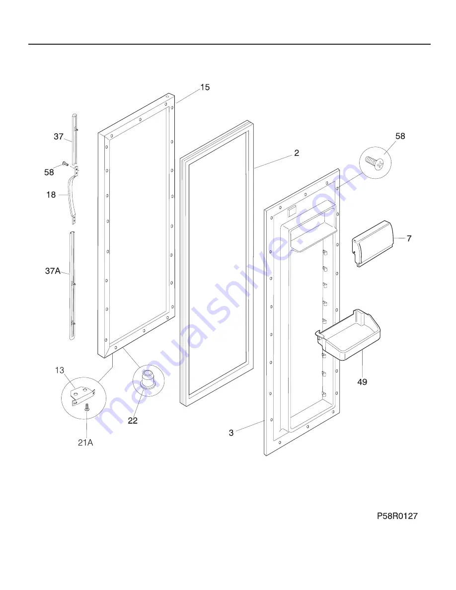 Frigidaire FRS26ZNJS Factory Parts Catalog Download Page 4