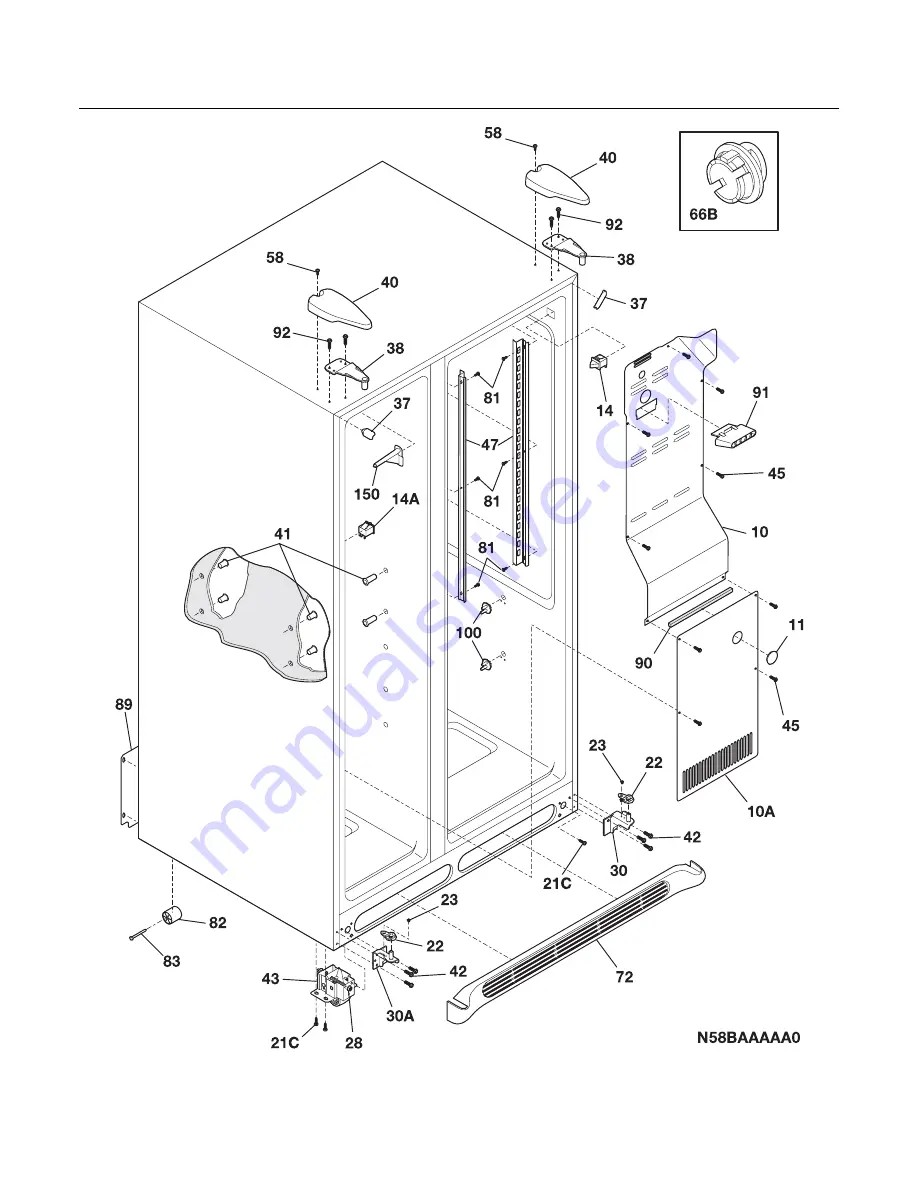 Frigidaire FRS3HR35K Parts Catalog Download Page 6