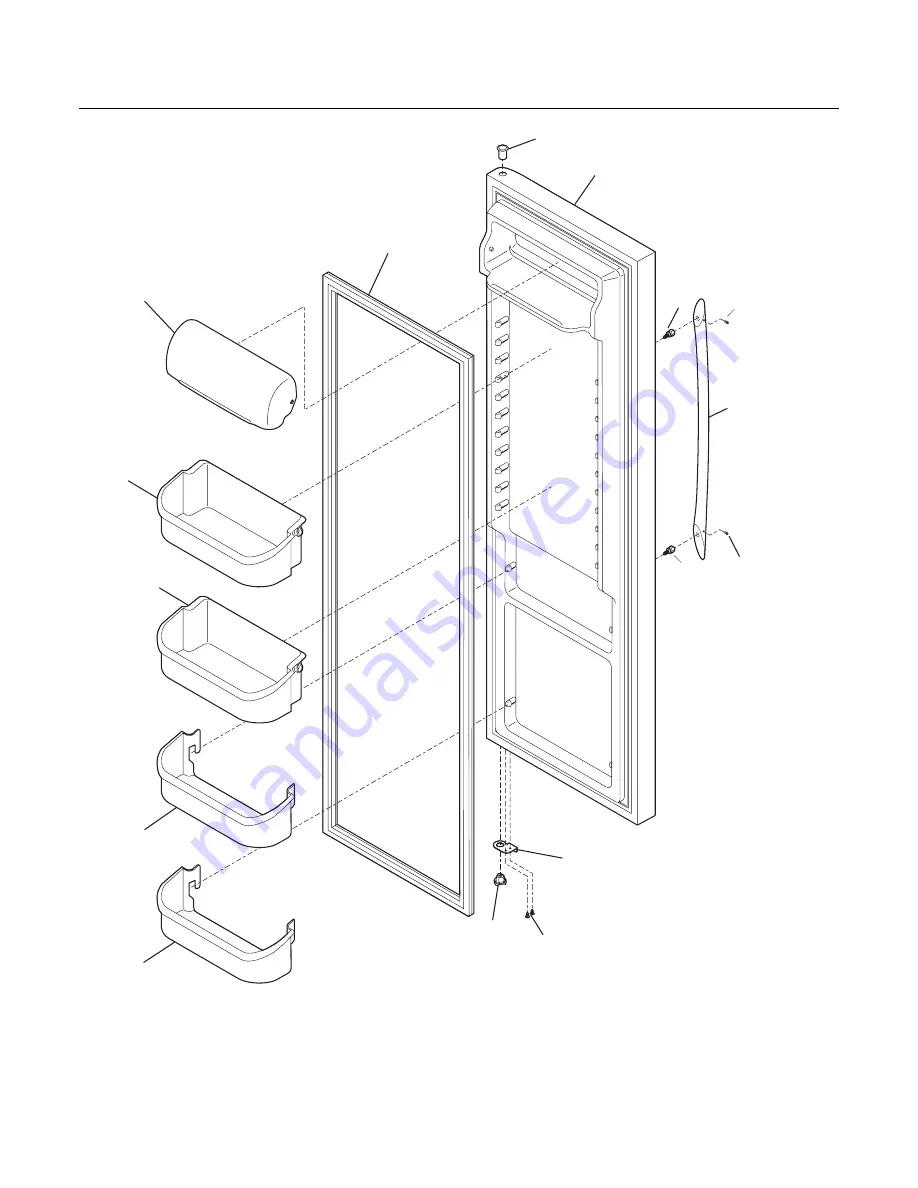 Frigidaire FRS6KR5J Parts Catalog Download Page 4