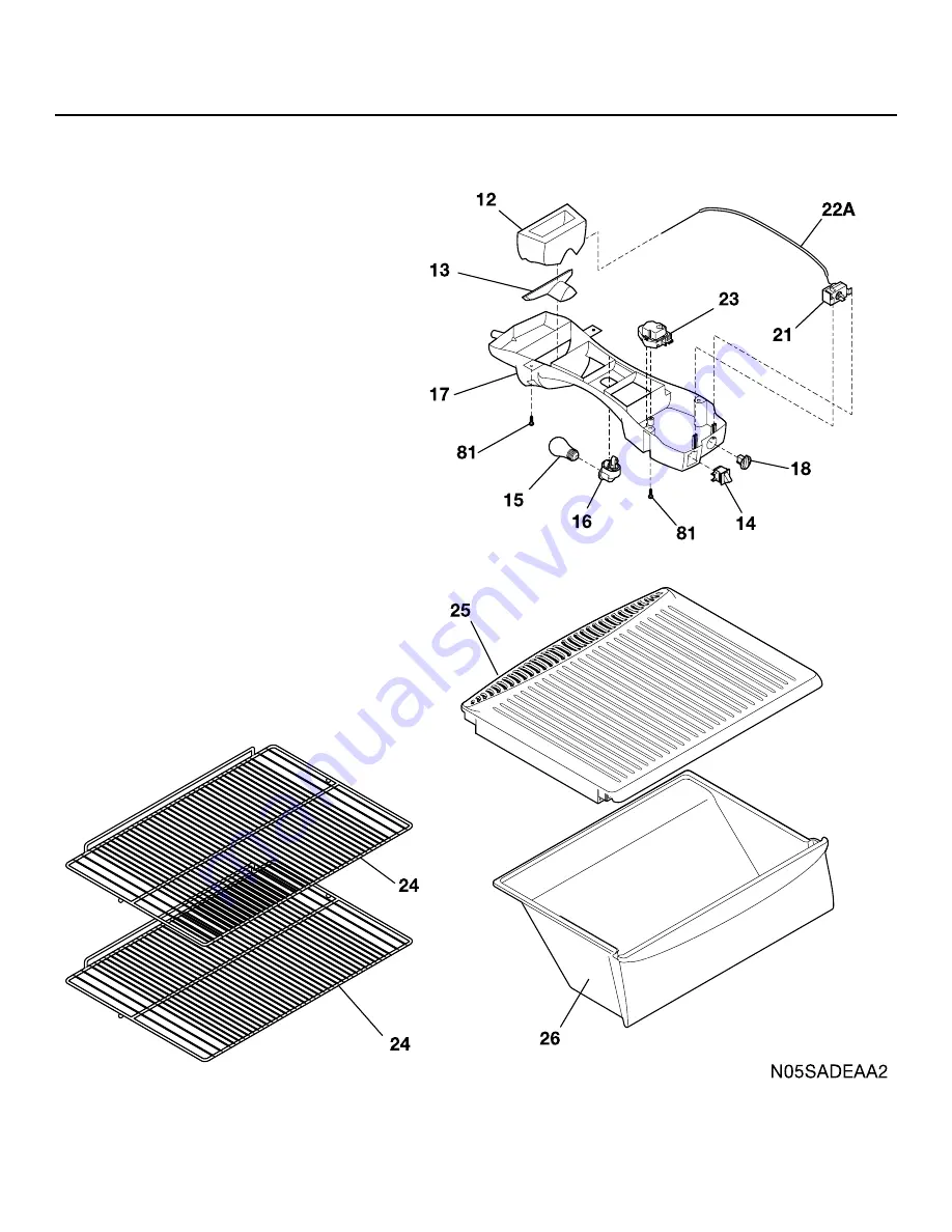 Frigidaire FRT17A2A Factory Parts Catalog Download Page 6